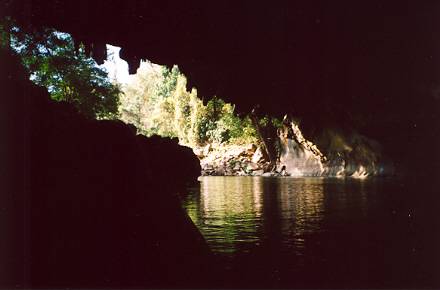 We had just been "swallowed" by the cave's mouth!