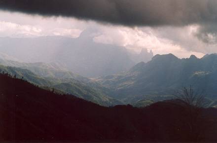 By day's end at Muang Phu Khun we would be in the cold clouds.