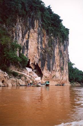 A boat excursion from Luang Prabang is the nicest way to get here.