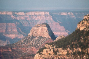 view from Bright Angel Point on the North Rim