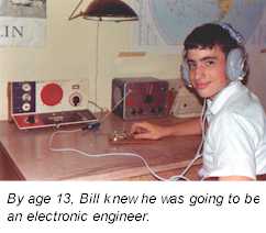 Bill as an electronic engineer hamming it up