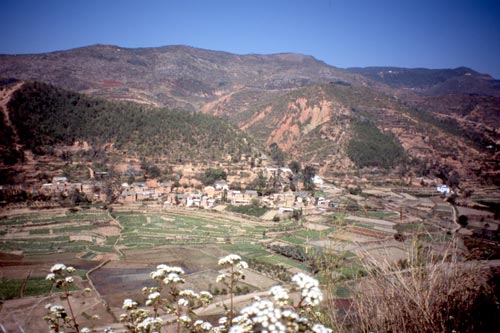 This part of Yunnan is much drier than the tropical far south.