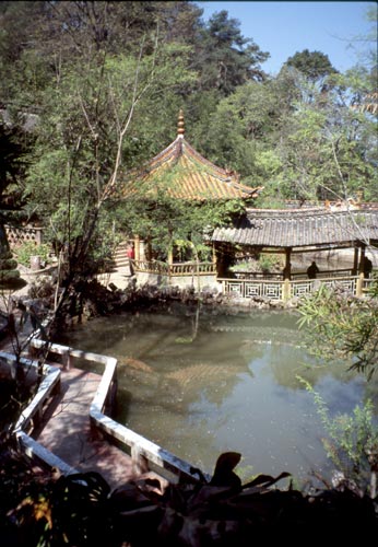 Evil spirits cannot cross zig-zag bridges, it's said.