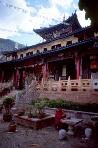 The hills behind the monastery have a sacred spring and good hiking.