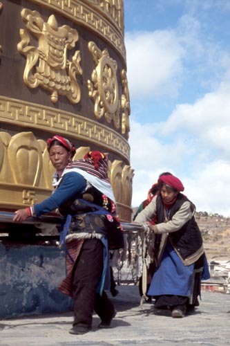 The Tibetans have great faith.