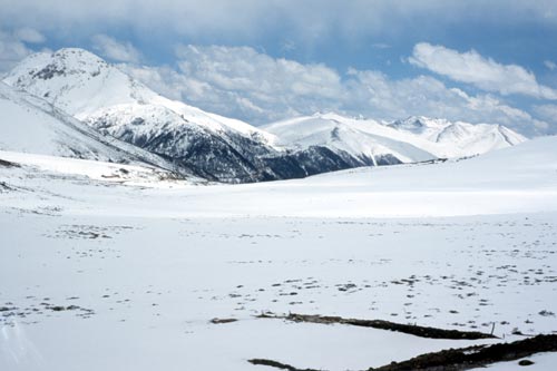 Some of the surrounding mountains had jagged features, some gentle.