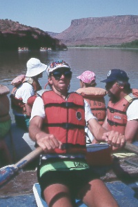 rafting the Colorado River above Moab