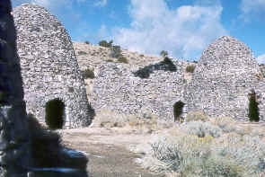 charcoal kilns at Frisco ghost town
