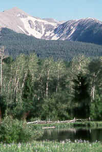 Warner Lake in La Sals