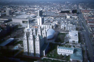 Temple Square from the LDS Office Bldg.