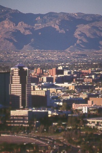 downtown Tucson and the University of Arizona