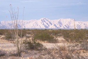 Sierra Pinta from El Camino Diablo