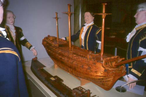 Maritime museums often began as ship model collections.