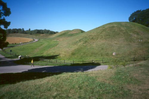 A great heathen temple once stood in this area.