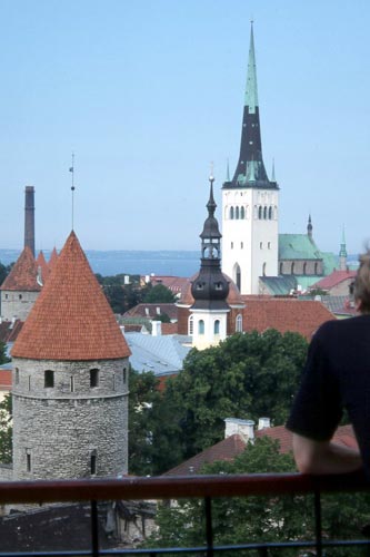 view from Toompea (Upper Town)