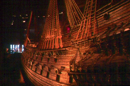 The Vasa went down just minutes into its maiden voyage.
