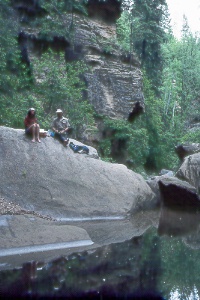 upper West Fork of Oak Creek Canyon